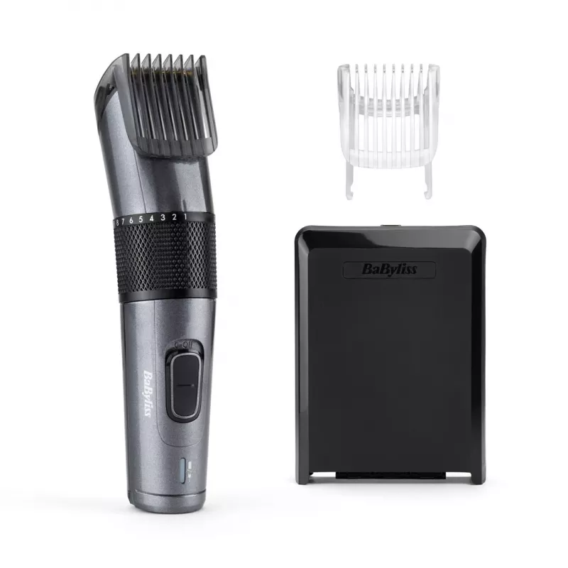 BaByliss E976E matu griešanas mašīna, pelēka / melna
