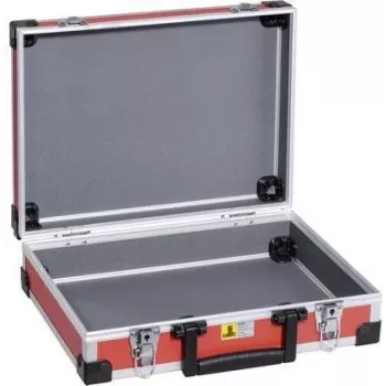 Cietais instrumentu futrālis allit AluPlus Basic Size L sarkans, 35 L tilpums