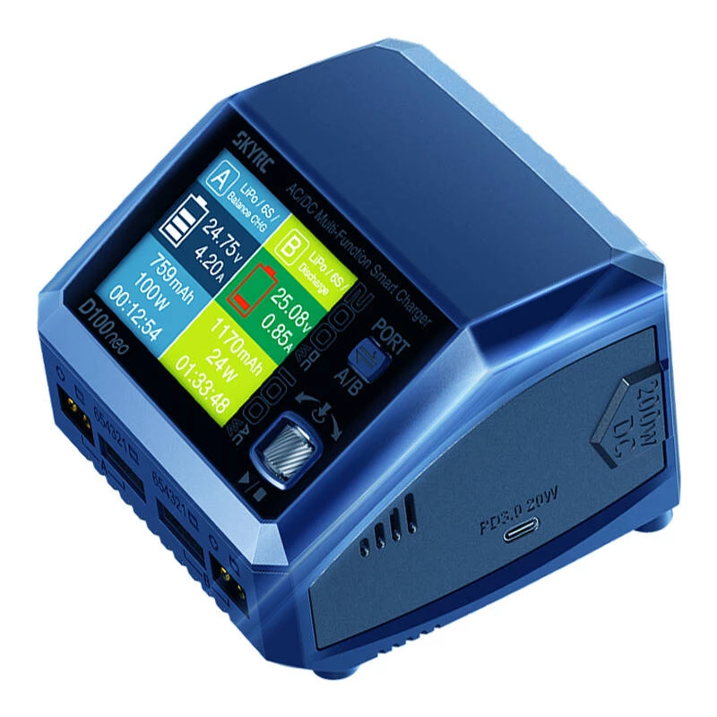 Lādētājs SKYRC D100neo 100W Divkanālu — SKYRC SK-100199-01