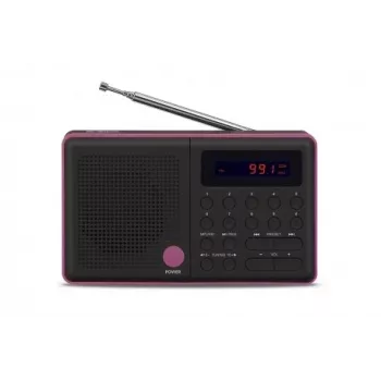 Eltra Pliszka USB FM radios, melns