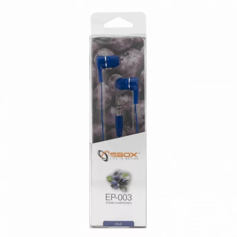 Sbox EP-003BL Blue austiņas