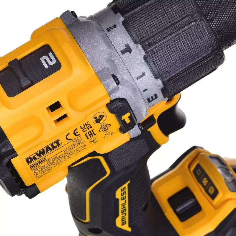 URBIS/SKRŪVGRIEZIS Dewalt DCD805P2T 18V 2X5,0AH BL Tstak