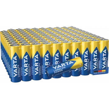 Baterijas Varta Longlife Power LR06 (AA/Mignon) — 100 gab.