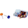 WEDO 262 802599 apaļas atslēgu uzlikas, 25 x 20 mm, 100 gab., dažādās krāsās