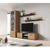Cama set of two shelves 125cm SOHO lefkas oak/Melns