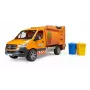 BRUDER modelis MB Sprinter pašvaldības atkritumu savācējs BR-02682, mēroga rotaļlieta