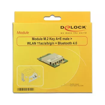 DeLOCK 95254 M.2 tīkla karte WLAN Bluetooth 433.3 Mbit/s