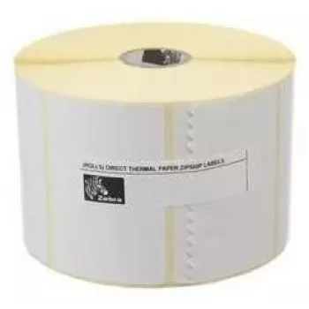 Zebra 3003034 termopapīra etiķete, balta, pašlīmējoša, 104 x 20 mm, ruļļos