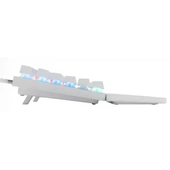 Mehāniskā TKL spēļu tastatūra STEELSERIES Apex Pro TKL Gen 3 White — US izkārtojums, RGB, regulējami slēdži