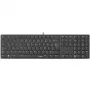 Tastatūra SPEEDLINK SL-640010-BK USB melna vācu izkārtojums Full-size 110 taustiņi