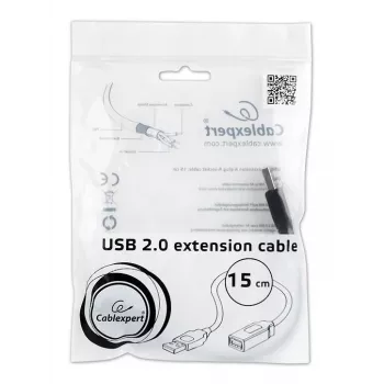 USB2 pagarinātāja kabelis AM-AF 0.15m GEMBIRD