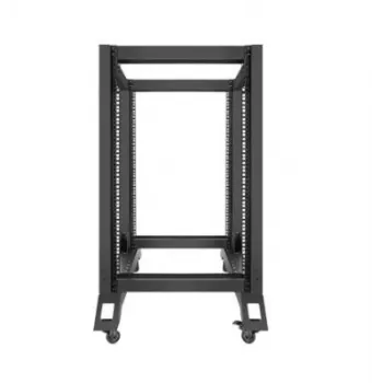 Lanberg Open Rack 19 inch 18U 600x800 Melns