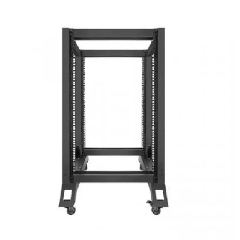 Lanberg Open Rack 19 inch 18U 600x800 Melns