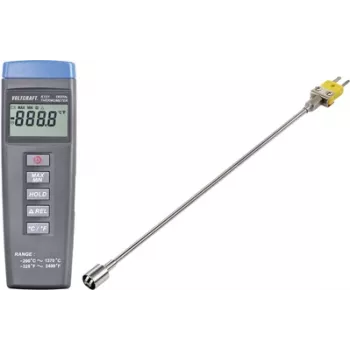 VOLTCRAFT K101 + TP 205 temperatūras mērīšanas instruments -200 līdz +1370 °C, K tipa zonde
