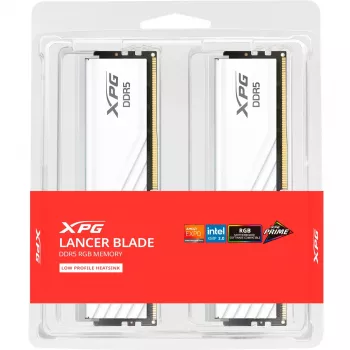 ADATA XPG Lancer Blade RGB 16 GB (2x 8 GB) DDR5-5600 CL46 Dual-Kit, balts