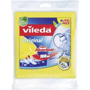 VILEDA Aqua sūkļa drānas 8-pakas 142274 — absorbējošas, izturīgas