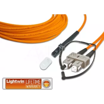 Lightwin Duplekss LWL Patch Kabelis, MM OM2, MTRJ - SC (LDP-50 MTRJ-SC 2.0)