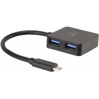 Renkforce RF-3754006 USB 3.2 Gen 1 centrmezgls 5 portu Type-A 5000 Mbit/s melns (RF-3754006)