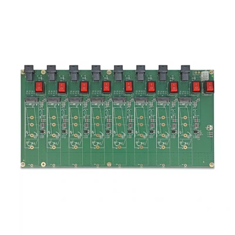 DELOCK 8x M.2 NVMe Key M SFF-8643 testplate 61073