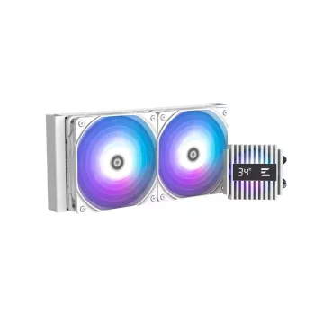 Zalman ALPHA2 A24 WHITE dzesēšanas sistēma procesoram – Visu vienā šķidruma dzesētājs 12 cm