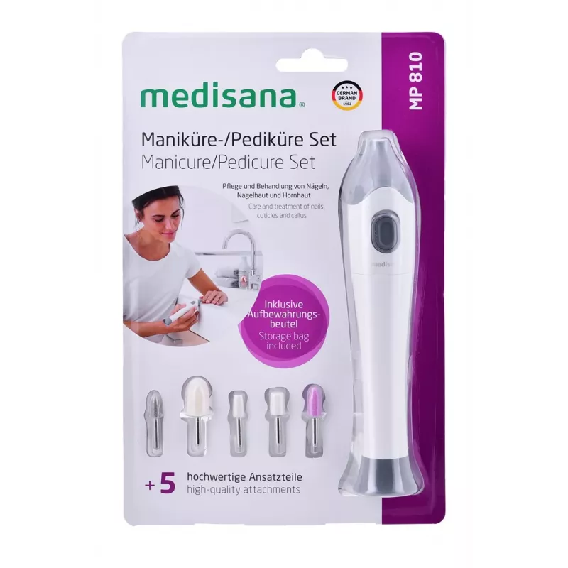 Medisana MP 810 manikīra un pedikīra ierīce, balta