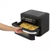 Gaisa fritieris ProfiCook PC-FR 1313 H — 10 L, 2400 W, 10 programmas, skārienjutīga vadība, nerūsējošais tērauds/melns