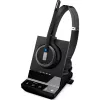 EPOS IMPACT SDW 5066T - Bezvadu un vadu austiņu sistēma - On-Ear - DECT - Melna - Sertificēta Microsoft Teams, Optimizēta UC (1001039)