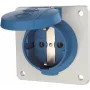 MENNEKES Schuko paneļa kontaktligzda 16A 2p+E 230V zila 11011F