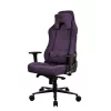 Spēļu krēsls Arozzi Vernazza SoftFabric Purple — ergonomisks, regulējami roku balsti un augstums