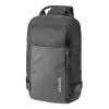 Crossbody soma Tomtoc Navigator-T24 S — melna, kompakta ikdienas nēsāšana