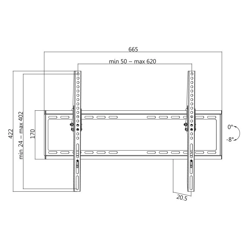 Piezīmjdatora statīvs LogiLink BP0033 Sudrabs