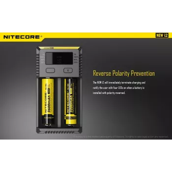 Nitecore New i2 Intellicharger bateriju lādētājs 2 vietām