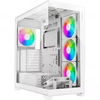 Korpuss XILENCE X818.W.ARGB Midi Tower, balts, ATX/micro ATX/Mini-ITX