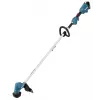 Makita DUR192LRT1, zāles trimmeris, J-veida rokturis, 6000 RPM, melns, tirkīzzils, 30 cm, 87,8 dB