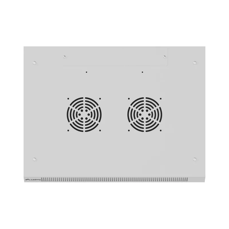 Pie sienas montējams 19 collu instalācijas skapis LANBERG WF01-6404-00S 4U 600×450 mm, pelēks