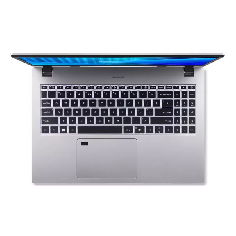 Pārnēsājamais dators Acer TravelMate P2 TMP215-75-G2-TCO — 15,6 collu FHD IPS 300 nits, Intel Core Ultra 5 125H, 16GB RAM, 512GB SSD, pirkstu nospiedumu lasītājs, Windows 11 Pro, 3 gadu apkalpošana uz vietas