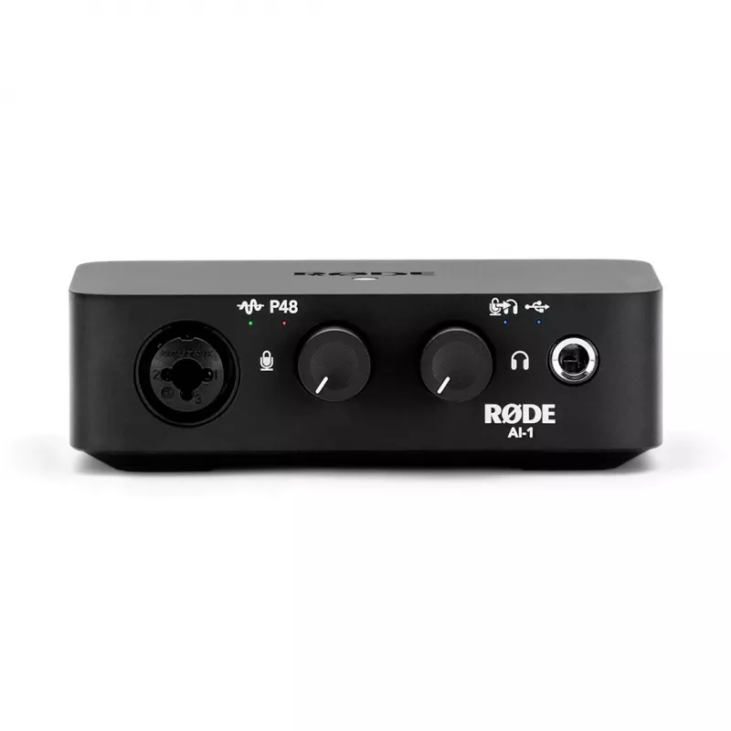 RODE AI-1 USB audio interfeiss A-A priekšpastiprinātājs 24 bit 96 kHz Melns