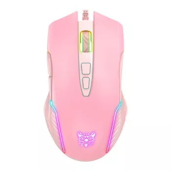 ONIKUMA CW905 spēļu pele rozā USB