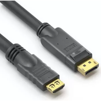 PureLink PI5110-010 Video kabeļa adapteris 1 m DisplayPort HDMI Melns