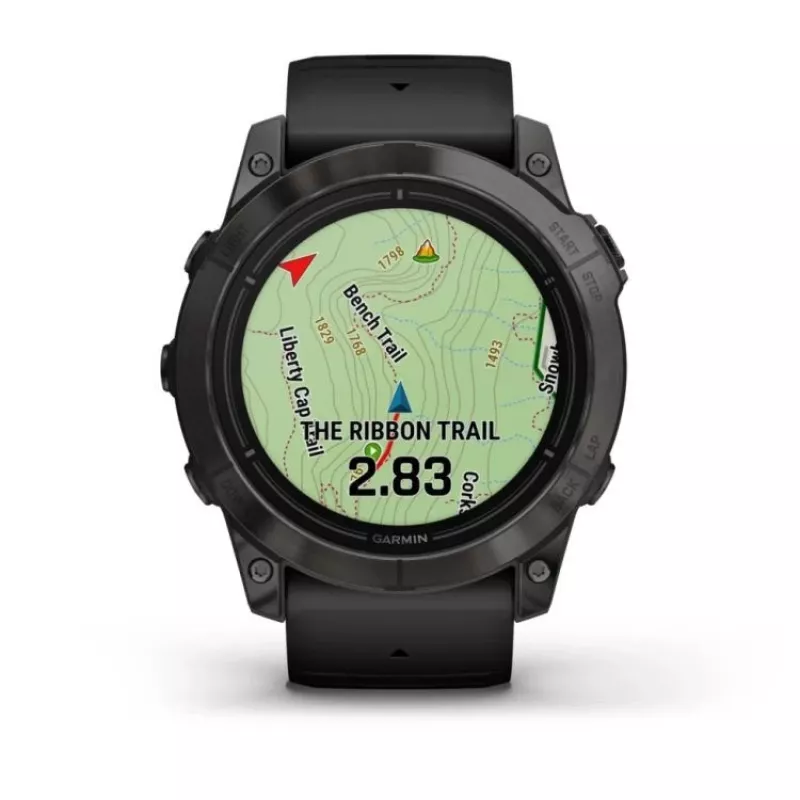Garmin EPIX PRO g2 51mm Safīra Carbon Gray DLC Titāna Melns