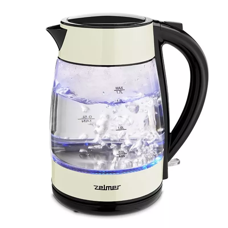 Zelmer ZCK8011I elektriskā tējkanna 1,7 L 2200 W Melna, Dzeltena