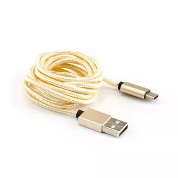 USB kabelis SBOX USB-TYPEC-15G 1.5m USB A USB C Zelts