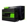 Strāvas invertors Green Cell INV20, 24 V DC uz 230 V AC, 4000 W, 50 Hz, melns