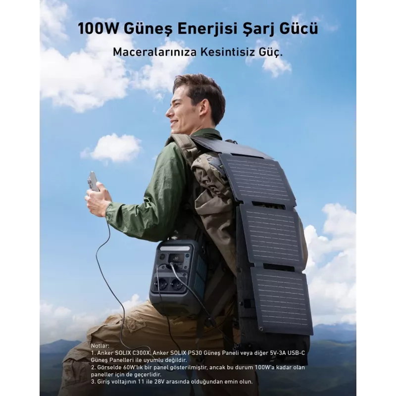Anker SOLIX C300X pārnēsājama elektrostacija 7 LiFePO4 90000 mAh
