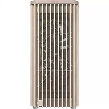 PC korpuss ASUS PROART PA401 WOOD TG PWM BEIGE — ATX, 503×225×412 mm, 2×3,5 collu/2×2,5 collu, GPU līdz 315 mm