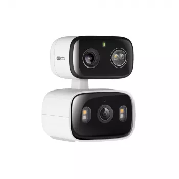 IP drošības kamera TP-LINK Tapo C246D — 3MP (2304×1296), 2.8 mm, 107.8° FOV, PTZ divu lēcu, IP65, Wi-Fi/Gigabit, microSD līdz 512 GB