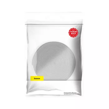 Kabeļu aksesuārs Baseus ACMGT-F0G — Velcro siksna, 3 m garums, pelēka