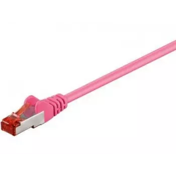 Microconnect SSTP601PI tīkla kabelis Rozā 1 m Cat6 S/FTP (S-STP)