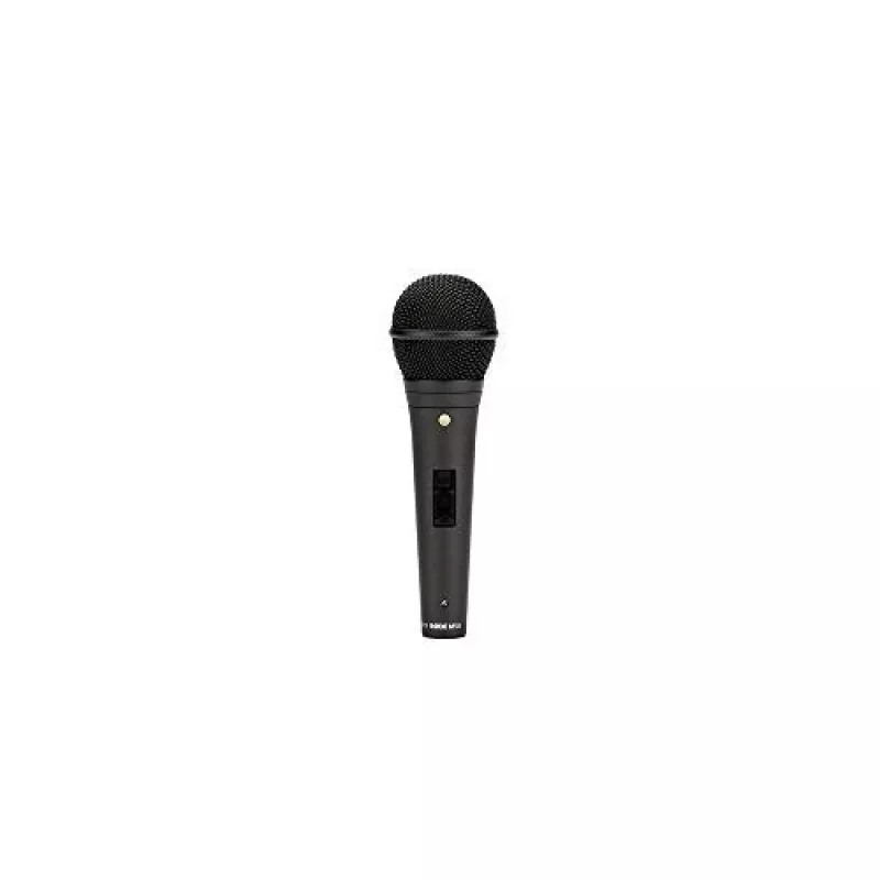 Dinamiskais skatuves mikrofons RODE M1-S — 75–18000 Hz, -56 dB jutība, 320 Ω pretestība, 187 mm, 360 g, melns