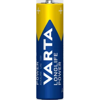 Alkaline AA baterijas Varta LONGLIFE Power High Energy — 12 iepakojums